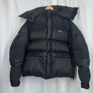 Vintage Woolrich Black Puffer Jacket Winter Parka Jacket